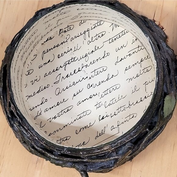 Katherines Collection Trinket Box Bird Nest 1990s Shadow Box Victorian Vintage - Picture 7 of 8